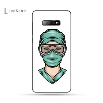Risanka Medicine Zdravnik, medicinska Sestra Primeru Telefon Za Samsung Galaxy S5 S6 S7 S8 S9 S10 S10e S20 rob, plus, lite