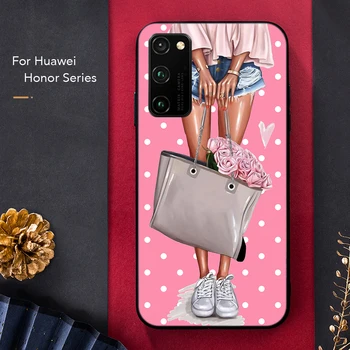 Moda za Ženske Primeru Telefon Za Huawei Y5P Y6P Y6 Y7 Y9 Prime 2019 P20 P30 P40 Lite Čast 10i 20i 8X 9S 10 20 9 Pro Lite Mehko Primeru