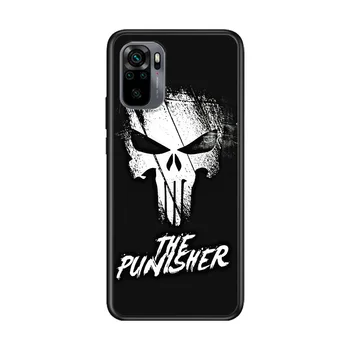 Punisher Frank Castle Za Xiaomi Redmi Opomba 10 10 9T 9S 9 8T 8 7S 7 6 5 5 4 4 Pro Max 5G Primeru Telefon