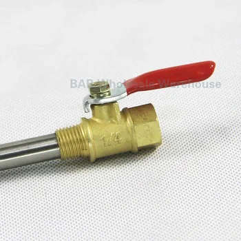 Medenina ventil iz nerjavečega jekla, cev vtičnico cevi za 1L-100L tlak sodih