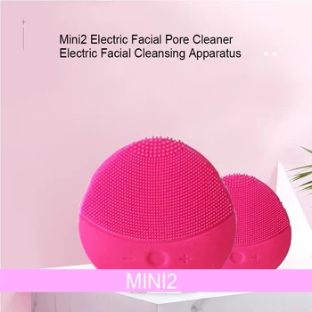 Prenosna Električna Ščetka Za Čiščenje Silikona Facial Cleanser Por Ličila Orodje Za Čiščenje Kože, Globinsko Pranje Massager Lepote, Nege Na Domu