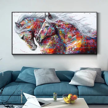 5D Diamond Barvanje Konj DIY 3D Diamond Vezenje Živali Mozaik Nosorogovo Abstraktnega slikarstva Slika Domov Dekoracijo