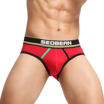 SEOBEAN, za Moške seksi spodnje Perilo za Moške seksi Bikini hlačnic nizko rast barvno ujemanje spodnje Perilo