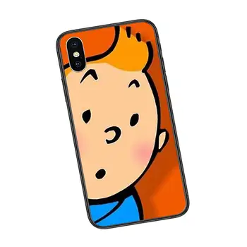 The Adventures Of Tintin Hoesjes Black Meilleur Za Xiaomi Redmi Opomba 9 9 8 8T 7 Pro 10 5 G Redmi Opomba 9 Pro Black Funda Tpu