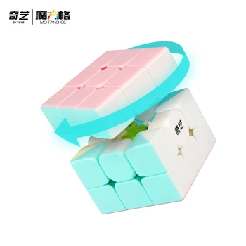 Qiyi Neon Edition Magic Cube Qidi 2x2 Bojevniki 3x3 Hitrost Kocka Javor Listi Lvy Izobraževalne Igrače za Otroke