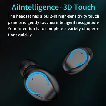 TWS Brezžične Slušalke F9 Bluetooth 5.1 Slušalke Hrupa Preklic Slušalke Športne Mini Čepkov Nepremočljiva Glasbo, Slušalke