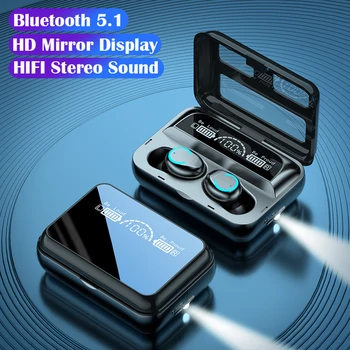 TWS Brezžične Slušalke F9 Bluetooth 5.1 Slušalke Hrupa Preklic Slušalke Športne Mini Čepkov Nepremočljiva Glasbo, Slušalke