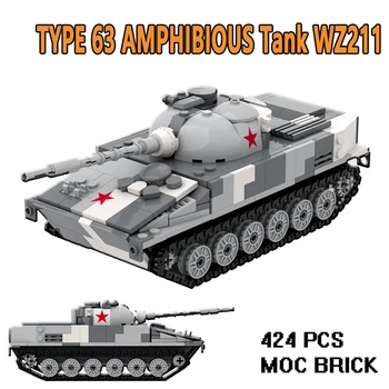 Vojaške Glavni Bojni Tank Model gradniki DIY Moc Vojske Tehnika Mecha Avto WW2 Vojak Številke Človek Mini Opeke Igrače Za Fante