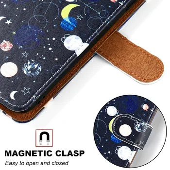 Magnetni Usnjena torbica Za Oneplus 9 8 Pro 7T 7 8T 1+8T Denarnice Flip Držalo za Kartico Pokrov Za iPhone 12 11 Pro Max 7 8 6s Plus Capa