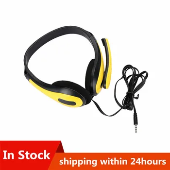 3,5 mm Gaming Stereo Slušalke Bas Slušalke Z Mikrofonom Za PC Računalnik Gamer MP3 Predvajalnik visokokakovostne Stereo Slušalke