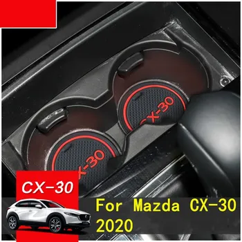 3D Mat Gume Za Mazda CX-30 2020 Vrata Reže Pad Pokal Blazine Groove Mat Lnterior Anti Slip Mat Avto Dodatki Styling