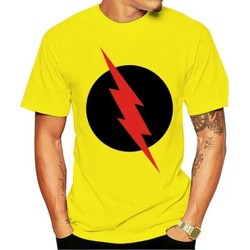 Majica moška Majica Priložnostne Povratne Flash S Cosplay Rumena Kratek Rokav