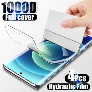 4PCS Hydrogel Film Screen Protector For Samsung Galaxy S10 S10E Opomba 20 10 Plus S20 FE S21 Ultra A50 A51 A52 Screen Protector