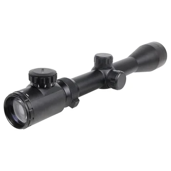LUGER 3-9x40 Optične Pogled Puška Področje Rdečo, Zeleno Osvetljen Reticle Riflescope Zlato Ostrostrelec Zračno Puško za Lov Področje uporabe