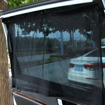 2 Kos Auto Avto Zaščite Okna Zavese Sonce Odtenek Univerzalni Avto Dežnik za zaščito pred soncem Blok Zavese priseska
