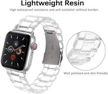 Smole Watch Trak Za Apple Watch 6 5 4 Band 42mm 38 mm Correa Pregleden Zapestnica Za Apple Watch 44 mm 40 mm Watchband SE 3 2 1