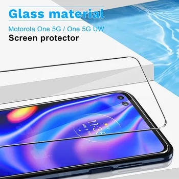 2PCS Kaljeno Steklo za Motorola Moto Eno 5G Screen Protector Enostavno Namestitev HD Jasno, Anti-Scratch Mehurček Prosta
