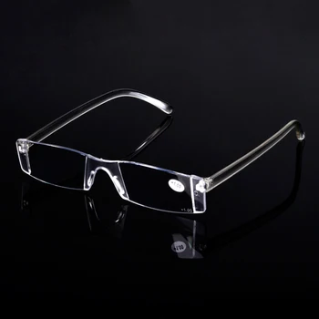 Dioptrije +1.0 +4.0 Obravnavi Očala Brez Okvirjev Moških In Žensk Smolo Leče Ultralahkih Prenosni Moda Daljnovidnost Očala