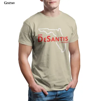 Debelo Ron DeSantis 2024 Predsednik Campain Mens T-Shirt Essentials Pari Kawaii Moška Oblačila 105342