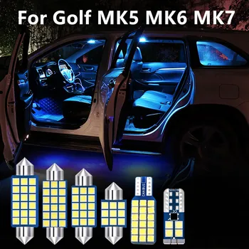 Coche productos accesorios bombilla LED tipo paraVolkswagen Golf MK5 MK6 MK7 GTI GT las luces interiores paquete de
