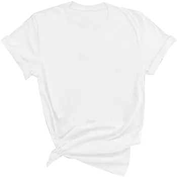 2021 Ženske T-Shirt Čistega Bombaža, Kratek Rokav Priložnostne T-Shirt Enostavno in Udobno Visoke Kakovosti zgornji deli oblacil Ženske