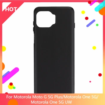 Moto G 5G Plus Primeru Mat Mehki Silikon TPU Hrbtni Pokrovček Za Motorola Eno 5G Motorola Eno 5G UW Telefon Primeru Slim shockproof