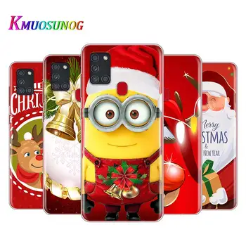 Božič Santa Claus za Samsung Note 20 S20 FE Lite Ultra Plus A91 A71 A51 A41 A21 A31 A21S A11 A12 A42 A01 Primeru Telefon