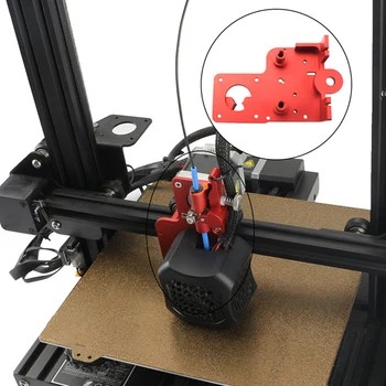 3D Dual Prestavi Iztiskanje Nastavite Aluminij Zlitine Nadgradnjo Direct Drive 3D Tiskanja Ekstruder za Creality Edaja 3/3S/V2 Dodatki