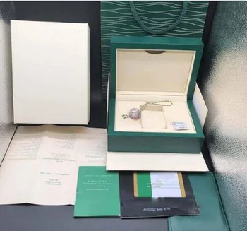 Super kakovosti Zelenih watch polje s papirji kartice in vrečke Rolexable Ena-na-ena replikacije