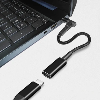 100W USB Tip C PD Hitro napajalni Kabel Kabel USB C Ženski 6.0*3.7 mm Moški Plug Adapter Pretvornik za Asus Prenosnik, PC