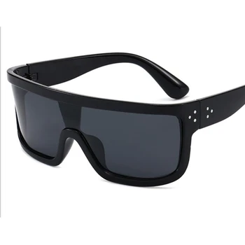 Črna Prevelik Kvadratnih Sončna Očala Ženske Trendy 20201 Luksuzne Blagovne Znamke Oblikovalec Sončna Očala Odtenki Eyeglass Voznik Očala