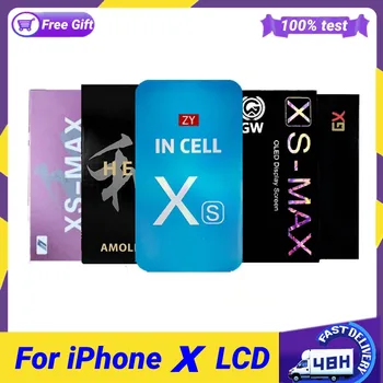 Preizkušen LCD Pantalla Za iphone X LCD XS XR 11 Zaslon LCD Zaslon, Zaslon na Dotik, Računalnike Zbora Za iphone X XS XSmax OLED