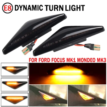 Za Ford MONDEO 2000-2007 MK3 POUDAREK MK1 1998-2004 Zaporedno Dynamic LED Blinker Strani Oznako Vključite Opozorilne Luči Lučka