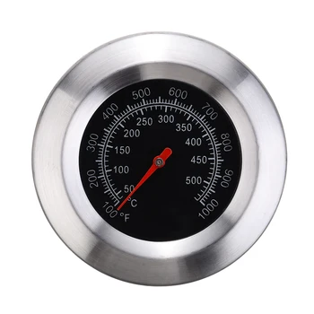 50-500 Stopinj Celzija iz Nerjavečega Jekla BBQ Kadilec Žar Termometer Žar Pečica Merilnik Temperature