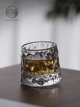 Ustvarjalne obračanje tlaka stekleni kozarec vina ins Japonski kladivo pivo skodelico tuji vinski kozarec whisky pokal