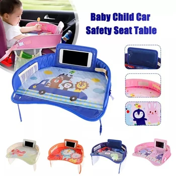 2020 Avto Otroška Risanka Varnostni Sedež Pladenj Prenosni Risanka Nepremočljiva Držalo za Otroke, Igrače, Hrano, Pijačo Tabela Baby Seat Tabela