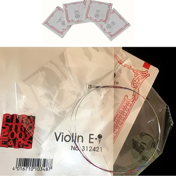 4pcs Violino Strune iz Nerjavečega Glasbeni Instrument 4pcs Nastavite E D G Violino Tonica Deli, Pribor Visoko Kakovost blagovne Znamke v Novo