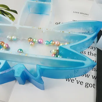 10Style DIY Silikonski Javor Ličila Škatla za Shranjevanje Organizator Plesni Smolo Kozmetični Pokal Nakit Škatle, Posode Doma Ročno Obrti