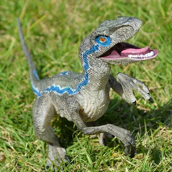 Otrok Simulacije Jurassic Dinozavra Svet Model Živali Okraski Modra Velociraptor Tyrannosaurus Igrača Akcijska Figura, Igrača