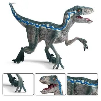 Otrok Simulacije Jurassic Dinozavra Svet Model Živali Okraski Modra Velociraptor Tyrannosaurus Igrača Akcijska Figura, Igrača