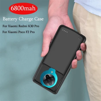 Polnilec za baterije Primerih Za Xiaomi Mi Poco F2 Pro Power Bank Primeru 6800mAh Zunanje Polnjenje Baterije Pokrov Za Mi Poco F2 Pro Primeru