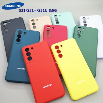 Samsung S21 Plus Ultra 5G Primeru Mobilni Telefon Pokrovček Za Galaxy S21+ S21 S21U Silky Soft-Touch S21Ultra S21Plus Silikonski Lupini