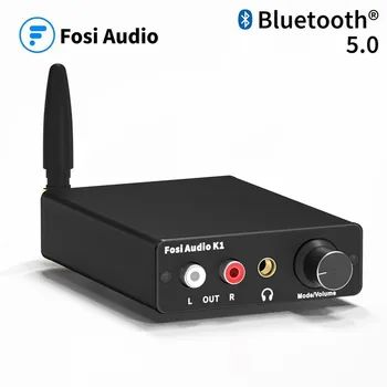 Fosi Avdio K1 Bluetooth 5.0 Mini Stereo Gaming DAC Slušalke Ojačevalnik & Preamplifier 24 Bitov/192 KHz Digitalno-Analogni Pretvornik