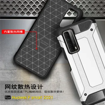 Za Huawei P Smart 2021 Primeru Silikonski Oklep Odbijača Kritje Za P Smart Plus Z 2019 2020 P30 P40 Pro P20 Lite Čast 9X Nova 5T Y9S