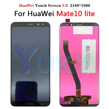 Originele Za Huawei Mate 10 Lite Lcd-scherm, Zaslon na Dotik, Računalnike Vergadering Izpolnjeni Okvir Vervanging Huawei Mate 10 Lite LCD