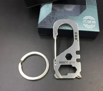Sanrenmu quaity keychain darilo ročno orodje prenosni mini multi orodje set iz nerjavečega jekla EOS večnamensko orodje