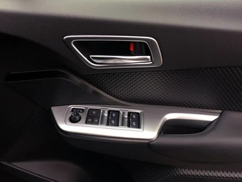 Primerni za Toyota CHR / Hibridni 2016-2020 Avto Dodatki Notranjost Dekoracijo ABS Mat Vratca Armrest Okno Dvigalo Preklopite Pokrov 4pcs