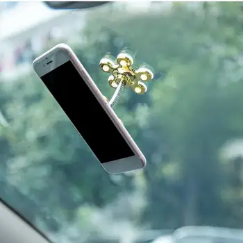 360-Stopinjski Vrtečih Namizno Kovinsko Cvet Sesalni Mobilni Avtomobilov Pametni telefon, Držalo za Apple, Huawei, ki veljajo Osnovna Stojalo