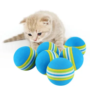 10 Računalniki Interaktivne Žvečiti Žogo Mačka Pes Modra Igrača Žogo EVA Mavrične Žoge Mačke Klopotec Nič Penasto Žogo Usposabljanje Dobave