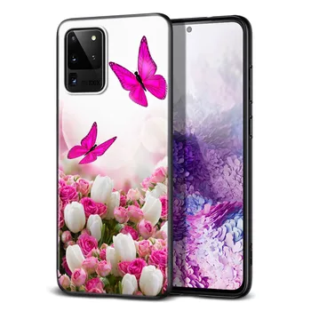 Pomlad Tulipanov Cvet Za Samsung Galaxy S20 FE Ultra Plus A01 A11 A12 A21 A21S A31 A41 A42 A51 A71 UW Primeru Telefon